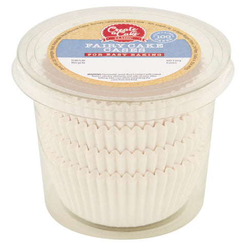 Create A Cake White Fairy Cake Cases 100