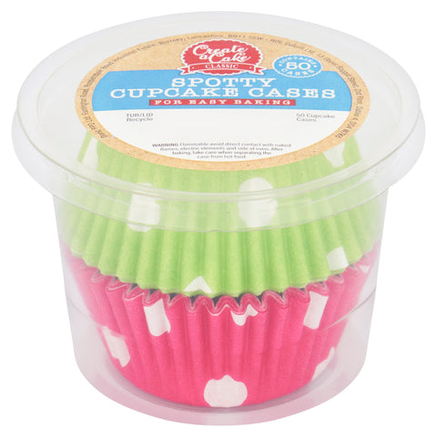 Create A Cake Spotty Cupcake Cases 50