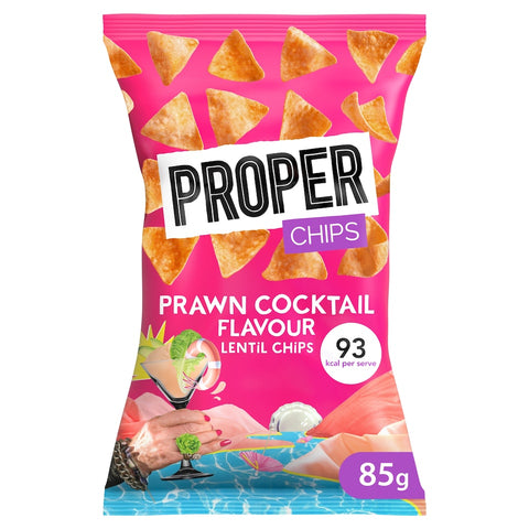 PROPERCHIPS Prawn Cocktail Lentil Chips 85g