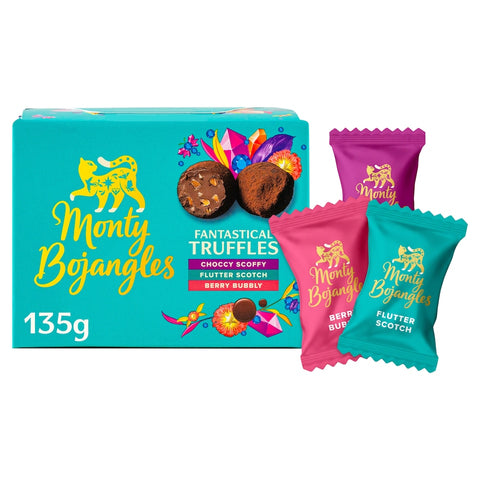 Monty Bojangles Selection Of Cocoa Truffles 135G