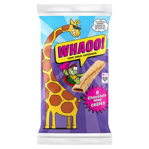 Whaoo! Chocolate Filled Crepes 6 Pack 192g
