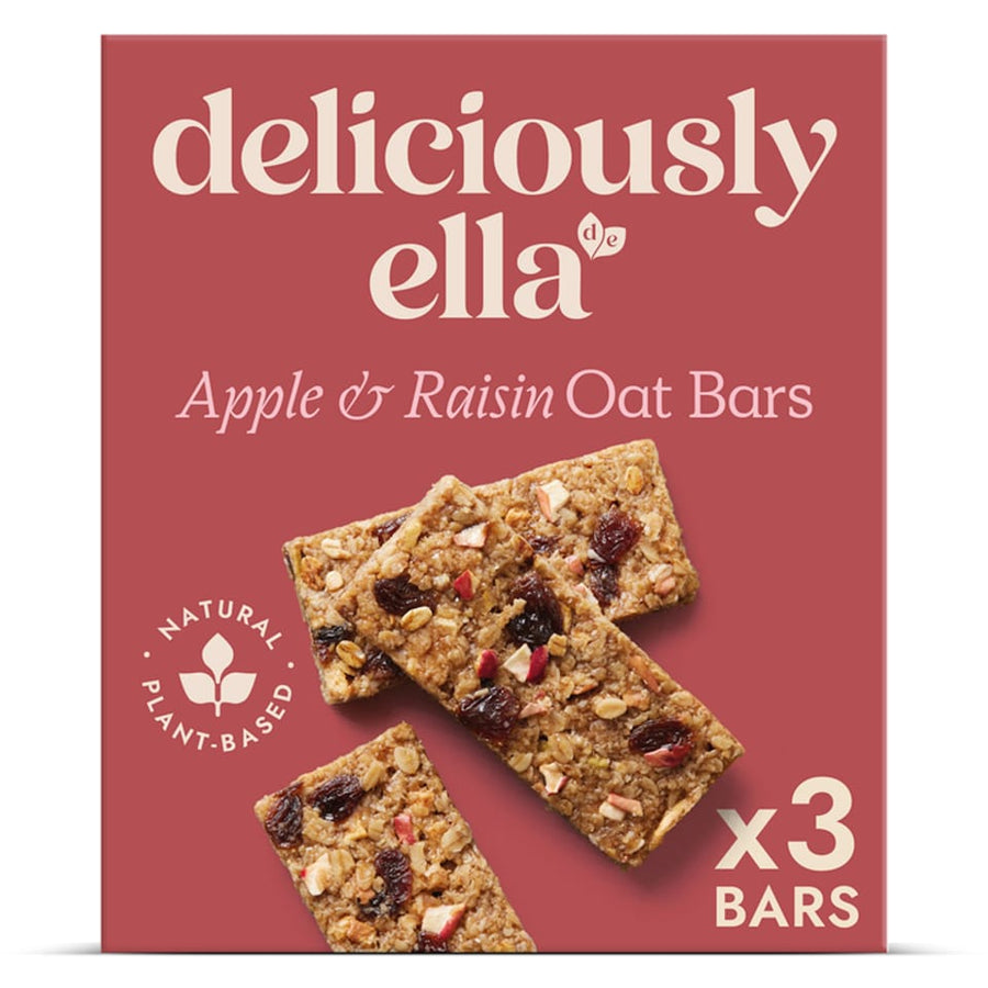 Deliciously Ella Oat Bars - Apple, Raisin & Cinnamon 3 Pack 50g