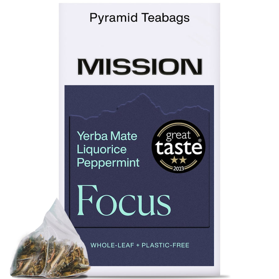 MISSION Focus Yerba Mate with Liquorice, Peppermint 15 Tea Bags 30g