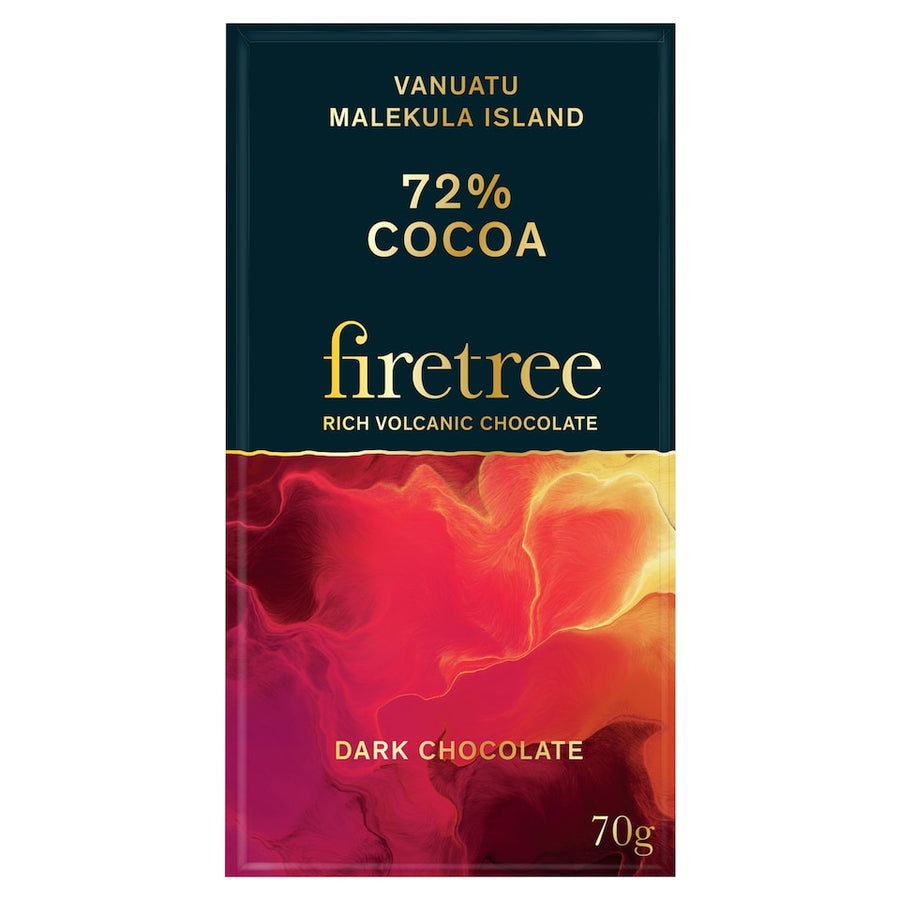 Firetree 72% Cocoa Dark Chocolate 70g