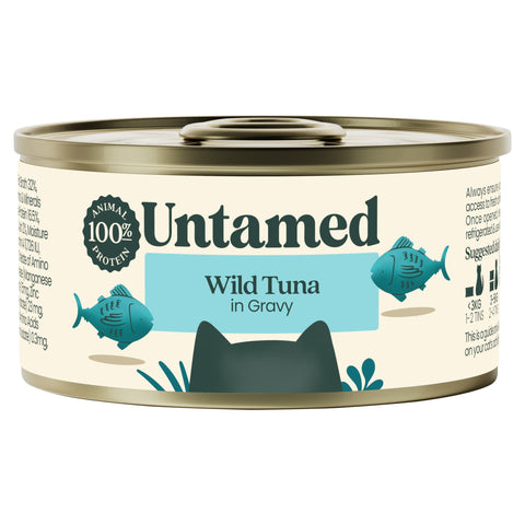 Untamed Wild Tuna in Gravy Cat Food 75G