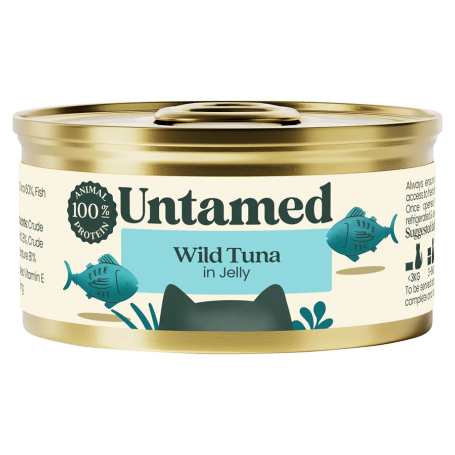 Untamed Wild Tuna in Jelly Cat Food 75G