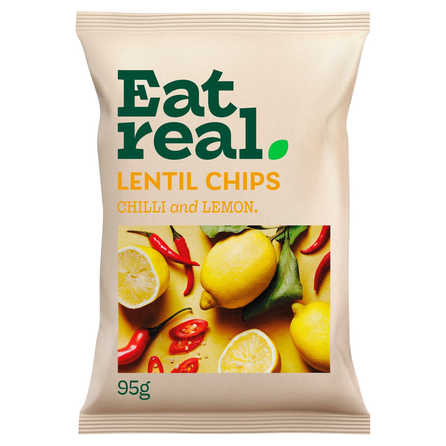 Eat Real Lentil Chips - Chilli & Lemon 95g