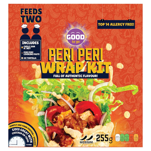 Good It's Gluten Free Peri Peri Wrap Kit 425g