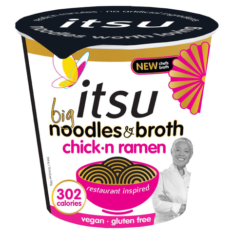 itsu BIG Chickn Ramen Noodles & Broth Pot 93g