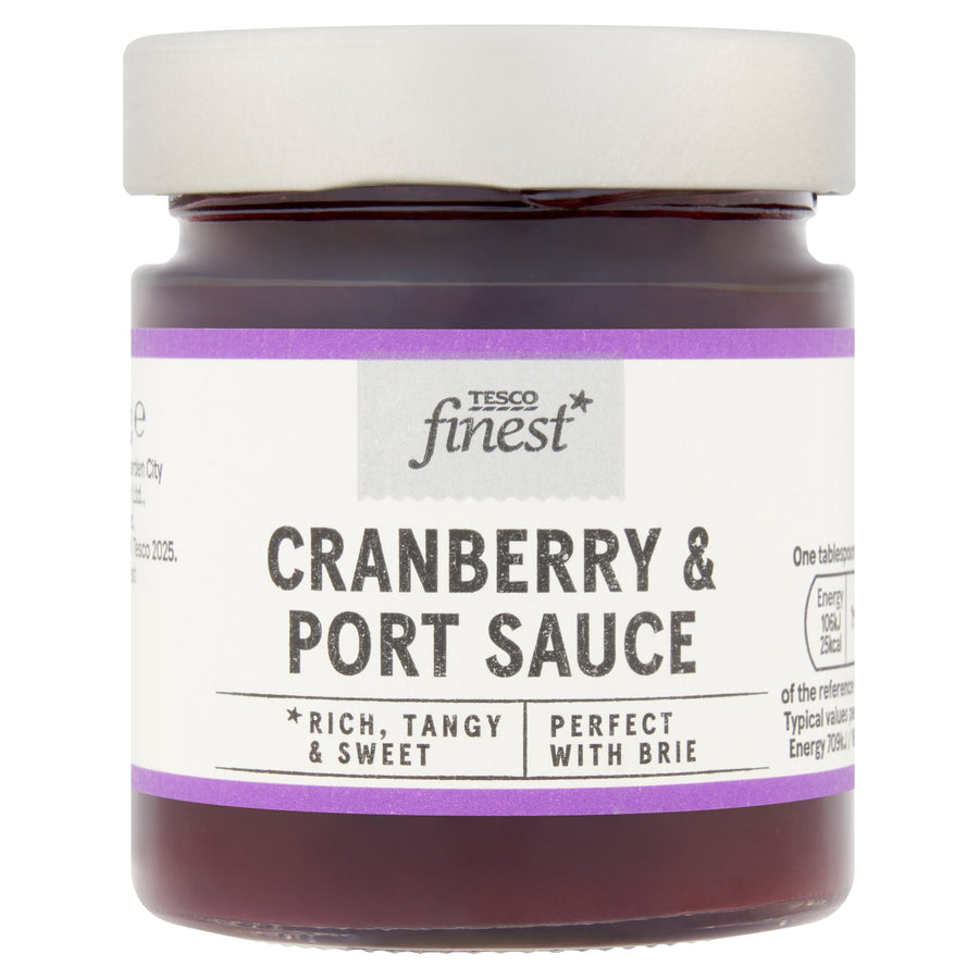 Tesco Finest Cranberry & Port Sauce 200g