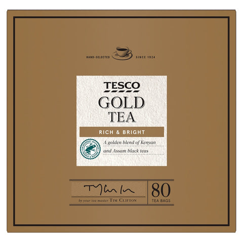 Tesco 80 Gold Tea bags 250g