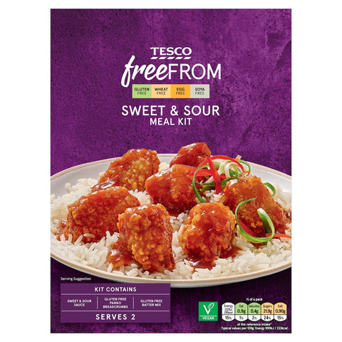 Tesco Free From Sweet & Sour Meal Kit 250g