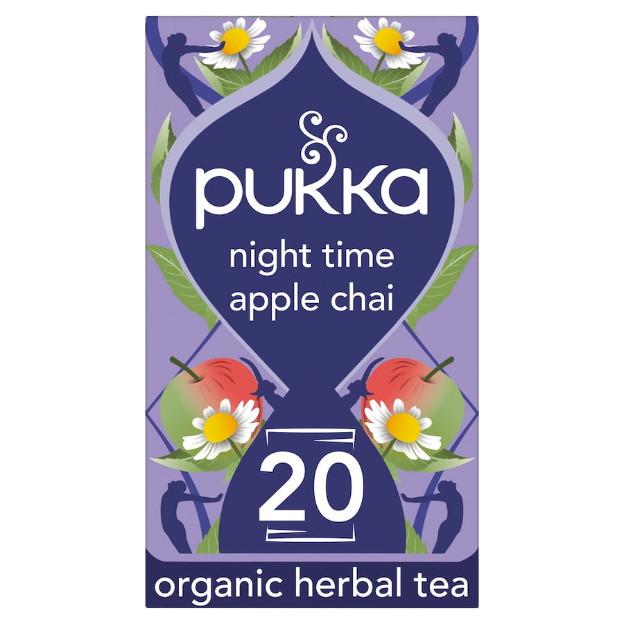 Pukka Organic Night Time Apple 20 Tea Bags 36g
