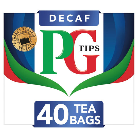 PG Tips Decaf Tea Bags 40 Pack 116g