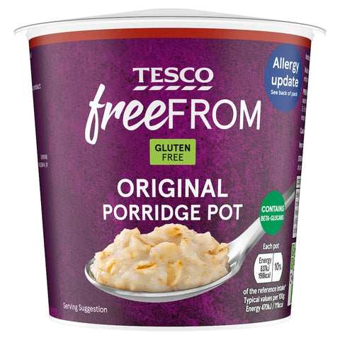 Tesco Free from Original Porridge Pot 55g