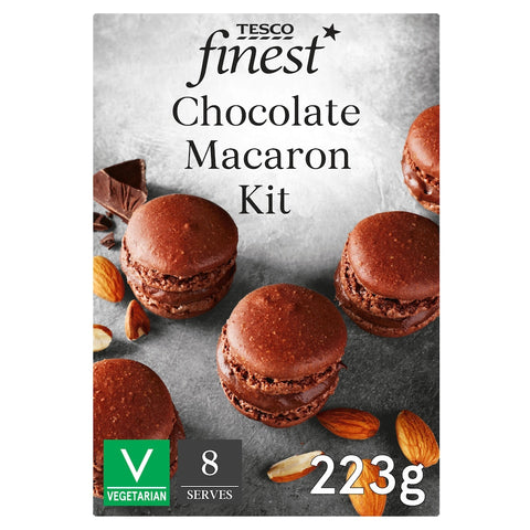 Tesco Finest Chocolate Macaron Kit 223g