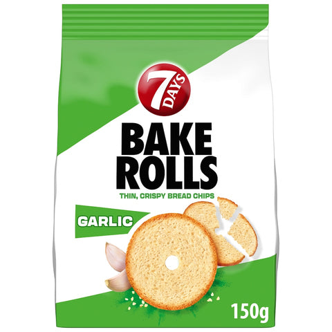 7 Days Bake Rolls - Garlic 150g