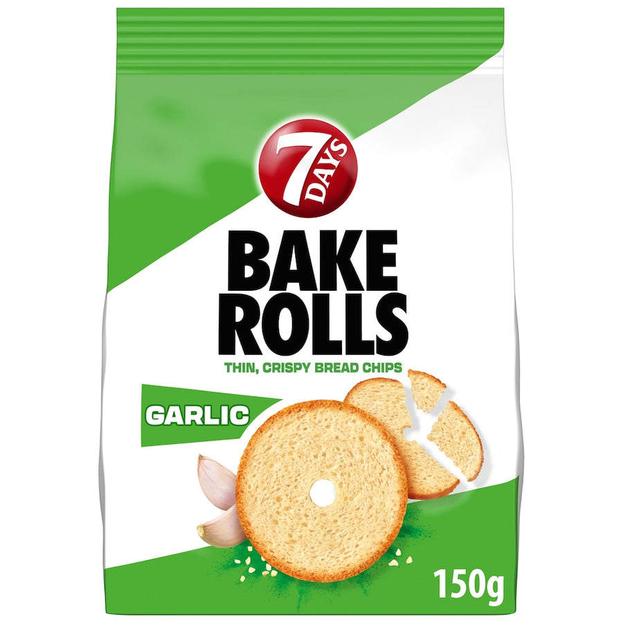 7 Days Bake Rolls - Garlic 150g