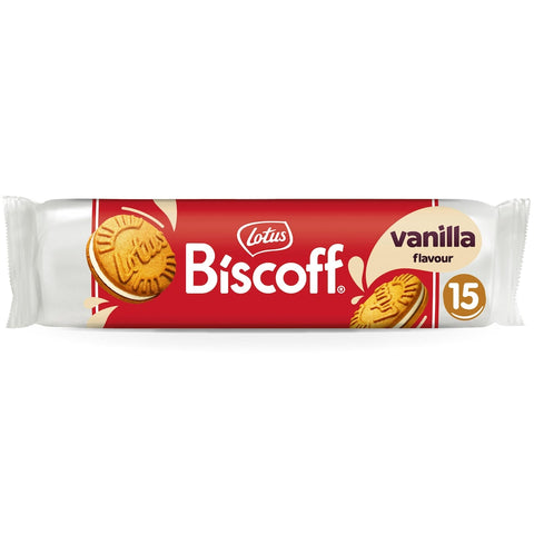 Lotus Biscoff Sandwich Biscuits - Vanilla Flavour 150g