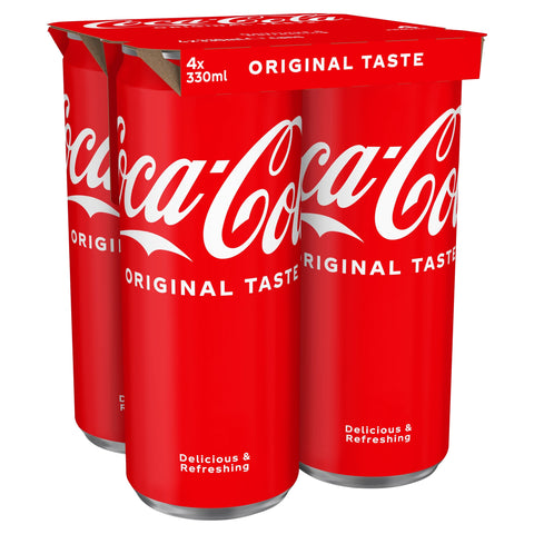 Coca Cola 4X330ml Cans