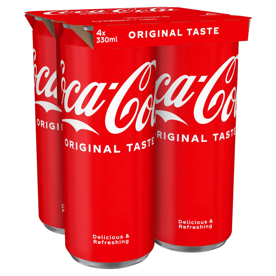 Coca Cola 4X330ml Cans