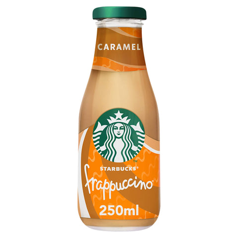Starbucks Frappuccino Caramel Flavoured Milk Iced Coffee No Added Sugar* 250ml
