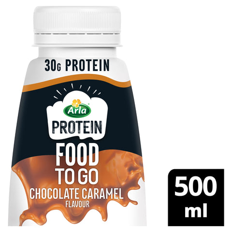 Arla Protein Food To Go Chocolate Caramel Flavoured Meal Replacement Shake 500ml