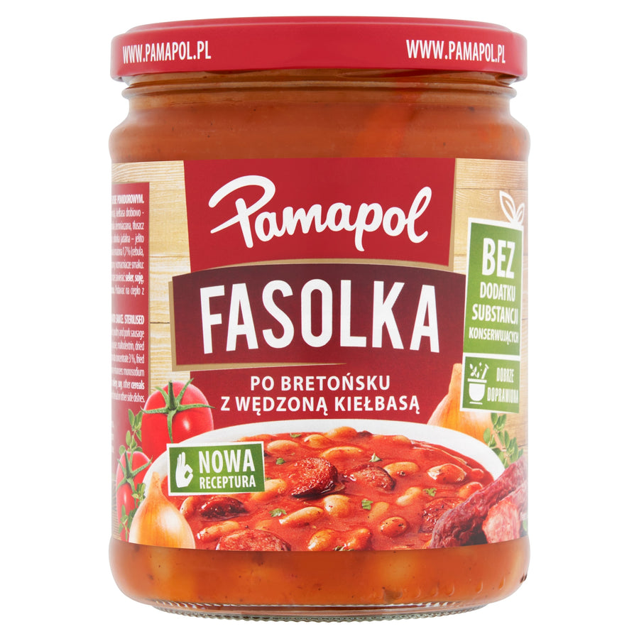 Pamapol Beans With Sausages In Tomato Sauce 500G