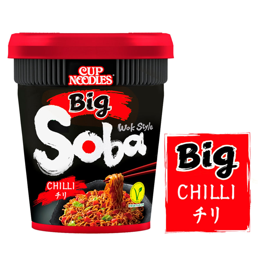 Cup Noodles Big Wok Style Soba - Chilli 115g