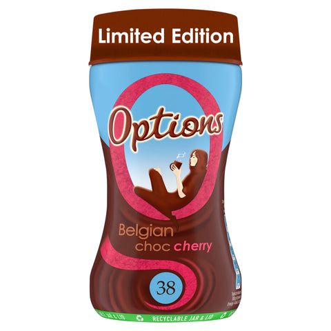 Options Limited Edition Belgian Chocolate Cherry Hot Chocolate 220g
