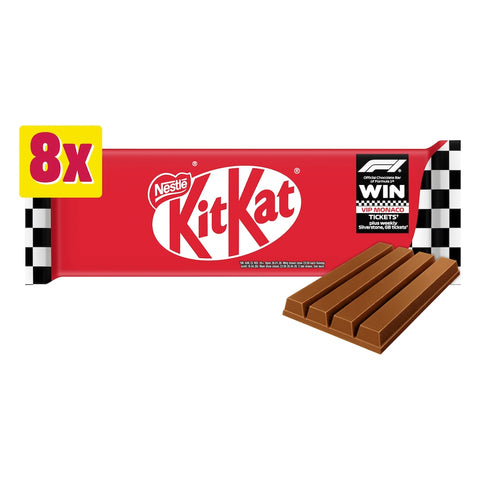Kit Kat 4 Finger Milk Chocolate Bar Multipack 41.5g 8 Pack