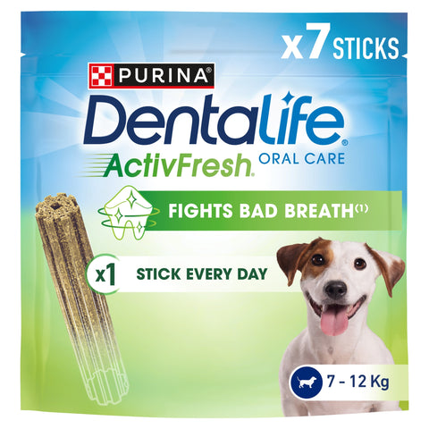DENTALIFE ActivFresh Small Dental Chicken Dog Chews 7 Sticks