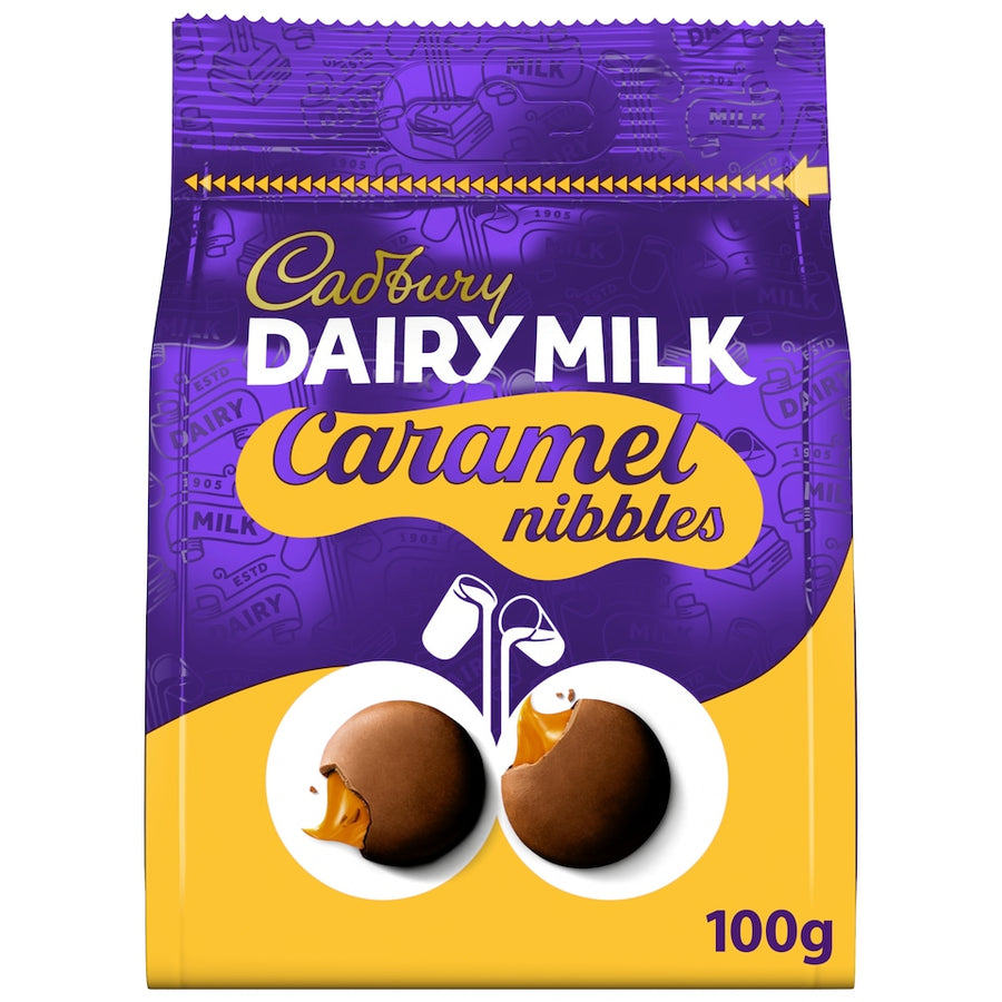 Cadbury Dairy Milk Caramel Nibbles Chocolate Bag 100G