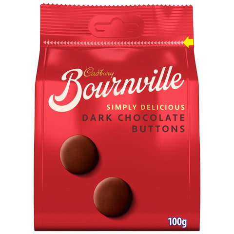 Cadbury Bournville Giant Chocolate Buttons Bag 100G