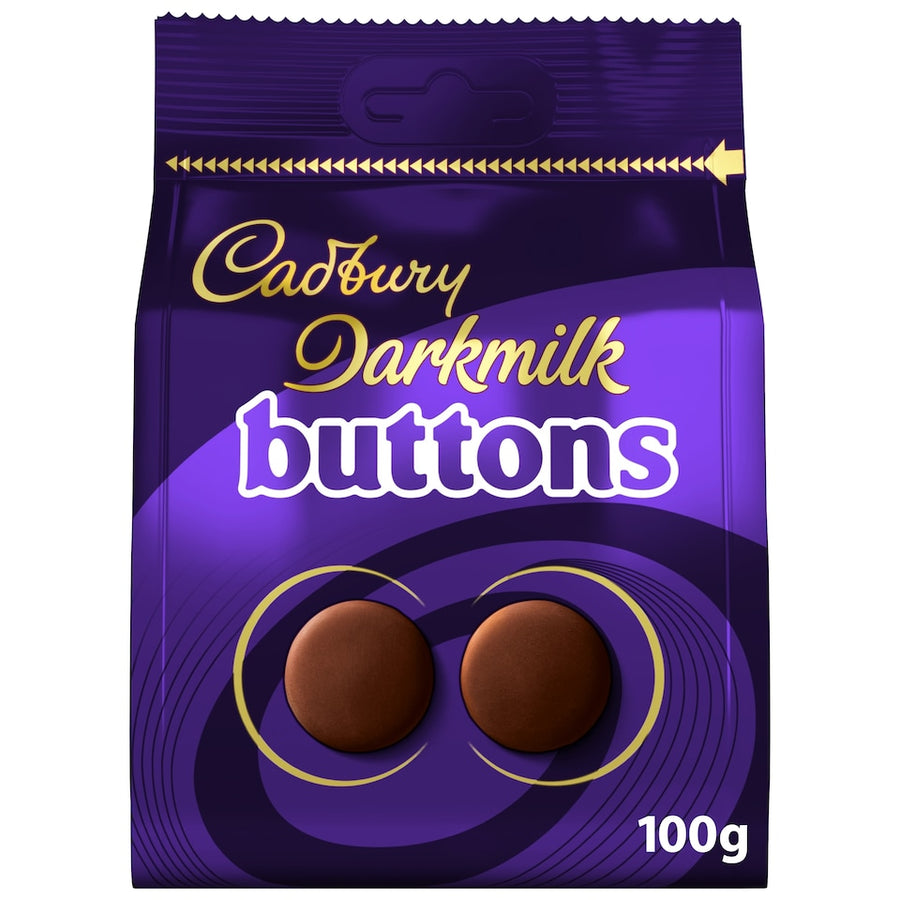 Cadbury Dark Milk Chocolate Buttons Bag 100G