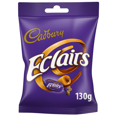 Cadbury Eclairs Chocolate Sweets Bag 130g