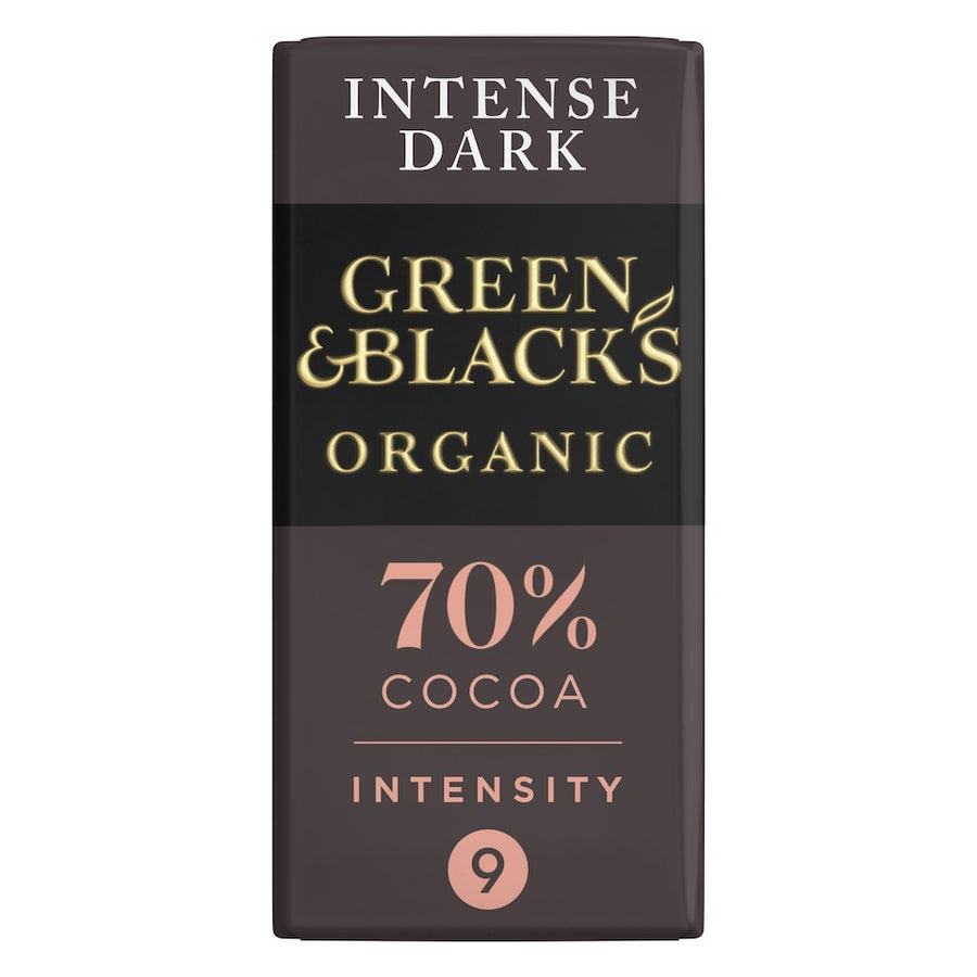 Green & Black's Organic 70% Dark Chocolate Bar 90g
