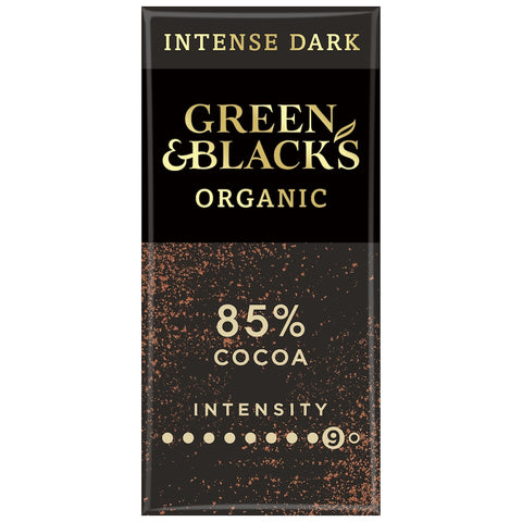 Green & Black's Organic 85% Dark Chocolate Bar 90g