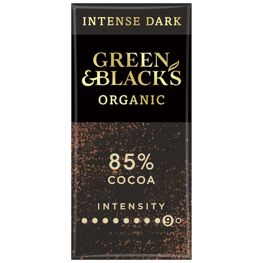Green & Black's Organic 85% Dark Chocolate Bar 90g