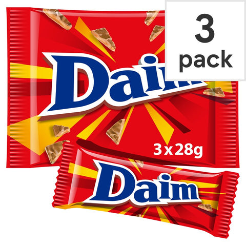 Daim Milk Chocolate Bar 3 Pack Multipack
