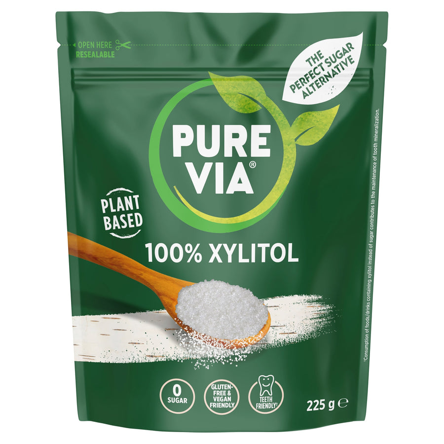 Pure Via 100% Xylitol Plant Based 225G