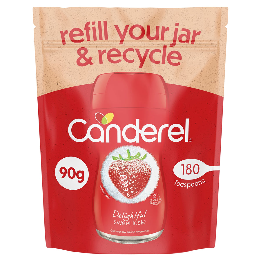 Canderel Granular Sweetener Refill Pack 90g