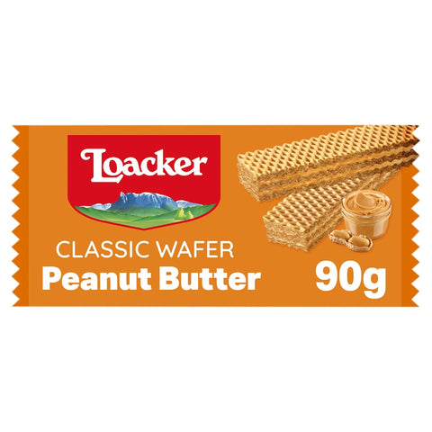Loacker Classic Peanut Butter Wafers 90g