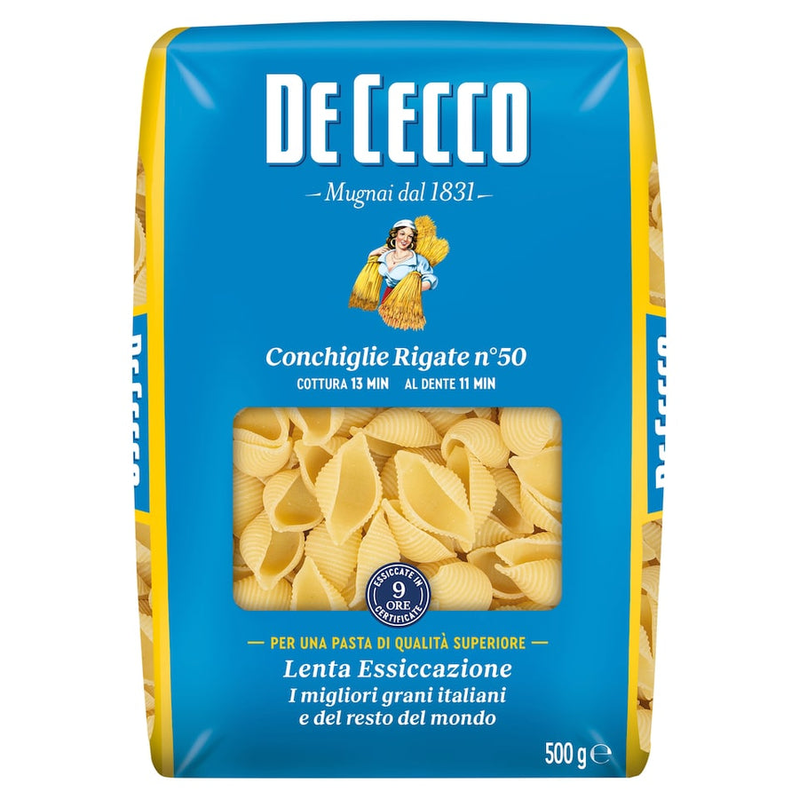 De Cecco Conchiglie Rigate 500g