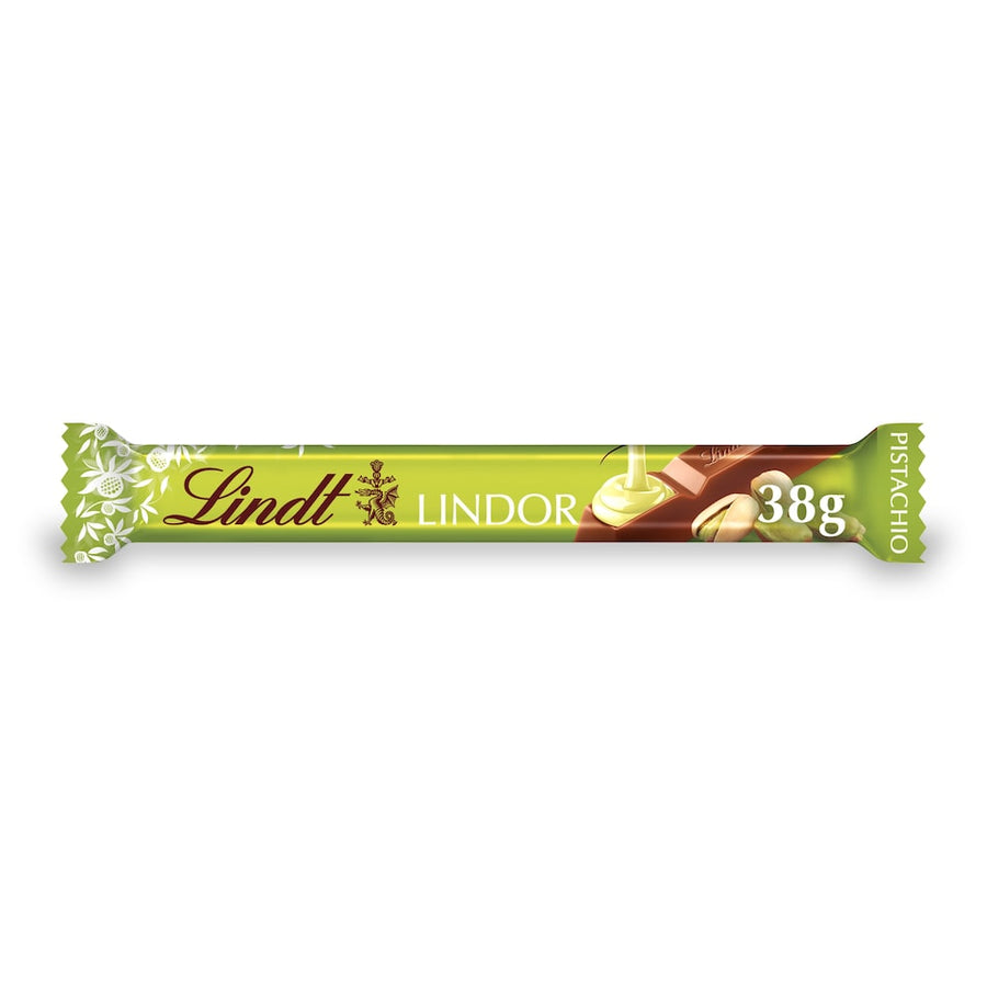 LINDOR Milk Chocolate pistachio bar 38g