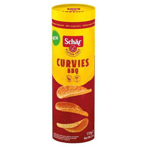 Schar Gluten Free Curvies BBQ Potato Snack 170g