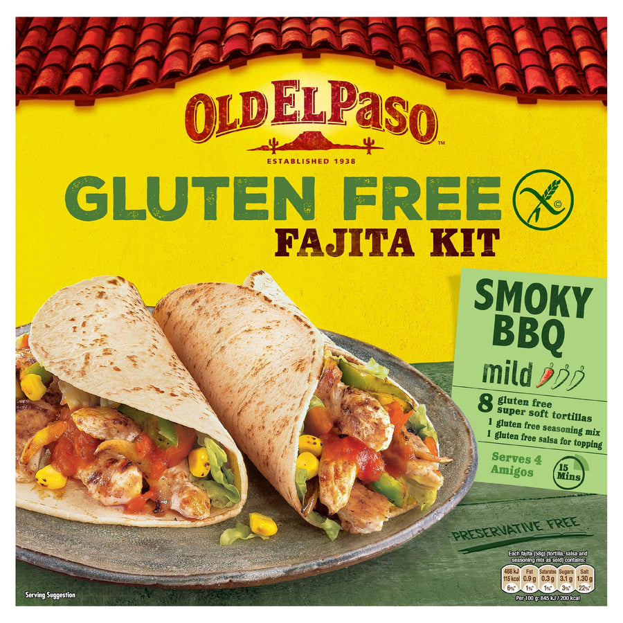Old El Paso Gluten Free Fajita Kit 462G