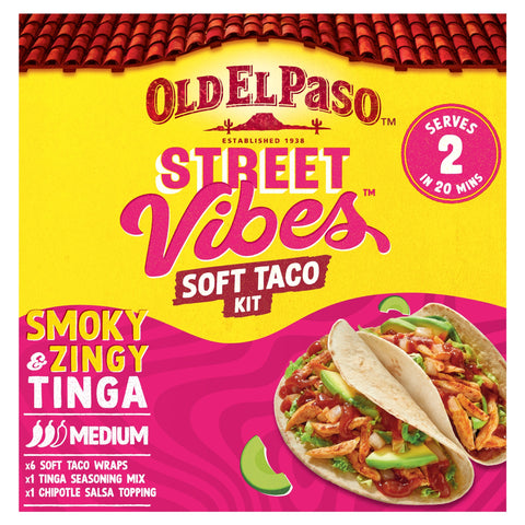 Old El Paso Street Vibes Soft Taco Kit Tinga 257g