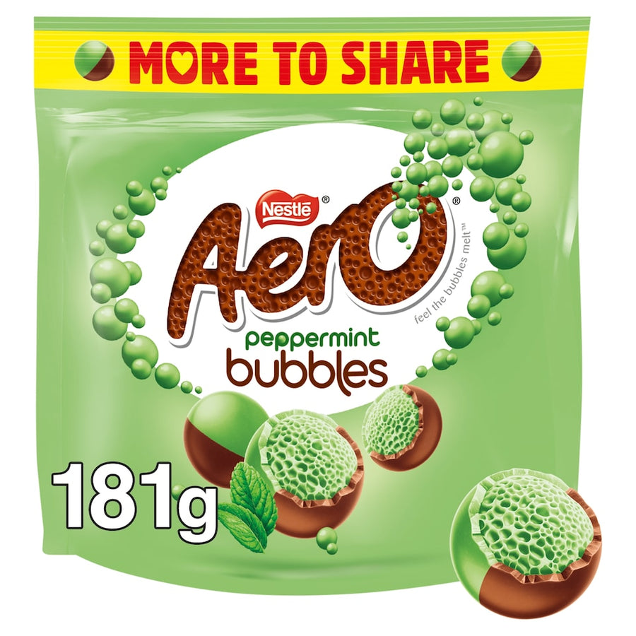 Aero Bubbles Peppermint Share Bag 181g