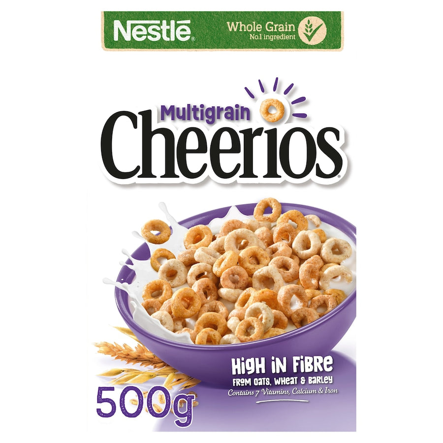 Nestle Cheerios Multigrain Wholegrain Cereal 500g